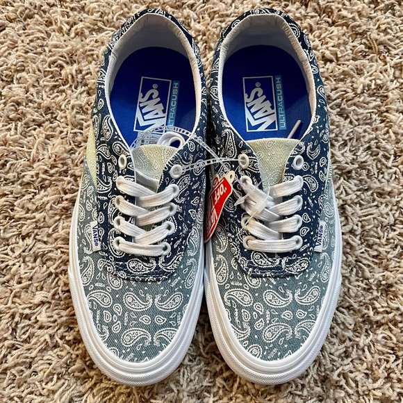 VANS Acer NI SP Denim Paisley Bandana Sneakers Shoes, Men’s Size 7 / Women’s 8.5 - Picture 6 of 11